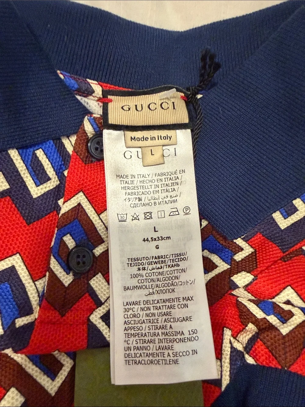 Gucci red blue